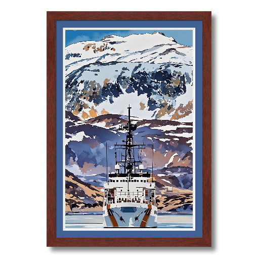 ALEX HALEY Dead Ahead Dutch FRAMED